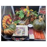 Lot of Harvest & Thanksgiving Autumn Decor