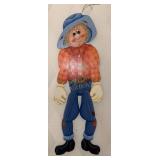 Jointed Scarecrow Wooden Wall Decor