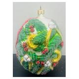 Christopher Radko Christmas Egg Ornament