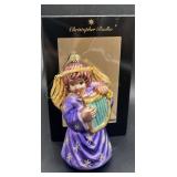 Christopher Radko Purple Angel Ornament