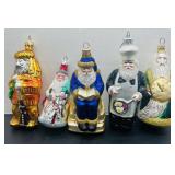 5 Patricia Breen Santa & Father Time Ornaments