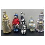 5 Assorted Ornaments including Patricia Breen