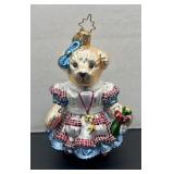 Radko Muffy Alice in WonBearland Ornament