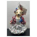2005 Radko Muffy Vanderbear Sparkler Ball Ornament