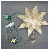 Kurt Adler Capiz Christmas Tree Star