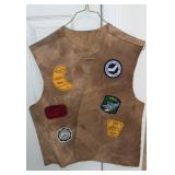 1970s YMCA Indian Guides Vest with Patches