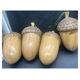 Large Plastic Acorns Hanging Decor