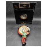 Radko Millennium Clock Mercury Glass Ornament