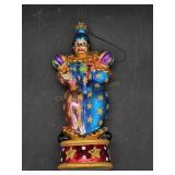 Vintage Radko Clown Mercury Glass Ornament