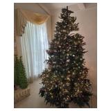 Christmas Tree, Lights, 2 Small Christmas Trees