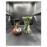 2 Decorative Ceramic Vases