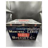 Vintage Manewal-Lange Biscuit Tin STL