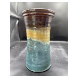 Artist Signed Beautiful Ceramic Pottery Vase