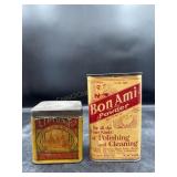 Vintage Lipton Tea & Bon Ami Tins
