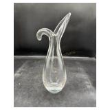 Steuben Crystal Ewer Vase Signed 10ï¿½