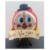 2000 Radko Happy New Year Clock Ornament
