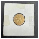 1915 $2.50 Gold Indian Head Quarter Eagle
