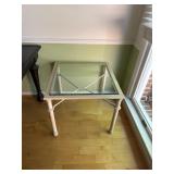 Glass Top Accent Table ï¿½ 28ï¿½ x 28ï¿½