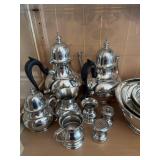 Kirk Stieff Pewter Tea & Serving Set