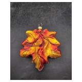 98 Radko Maple Frost Mercury Glass Ornament