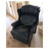 Hancock & Moore Leather Wingback Recliner