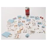 Lot de boucles d'oreilles