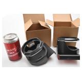 2 supports à verres, pour voiture, neufs