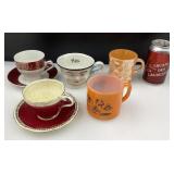 Tasses de collection dont Bailey's et Fire-King