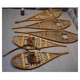 Raquettes en bois et en baciche, 1 paire