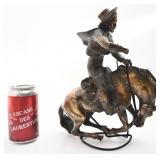 *Sculpture en bronze, style Frederic Remington