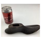 Pied de cordonnier, en fonte, 9'' x 3''