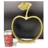 *Pomme décorative en métal doré, avec