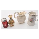 Vase et pichets, dont Lenox et Lord Nelson,