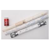 3 rouleaux de papier peint, neufs
