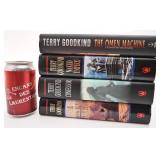 4 romans de Terry Goodkind, à couvertures