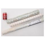 3 rouleaux de papier peint, neufs