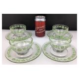 4 verres et 4 assiettes à dessert Anchor