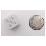 Pièce de 2 stuivers, Hollande, 1792, avec argent