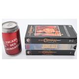 3 films VHS rares, dont Conan le barbare