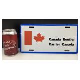 Plaque de voiture Canada Routier