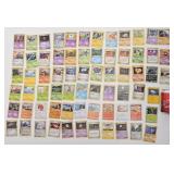69 cartes Pokémon, 58 en anglais et