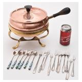Pièces de cuisine vintage, dont réchaud en