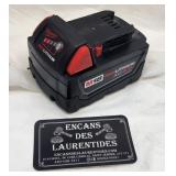 Batterie Milwaukee M18, 5.0, fonctionnelle