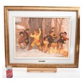 Toile signée Ghislaine Pilote, 18'' x 24'',