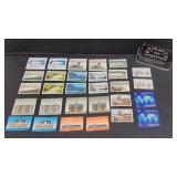 Timbres non oblitérés, sans colle,