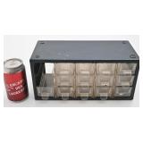 Coffret de rangement avec petits tiroirs