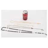 Lot de chapelets vintage, dont Italy