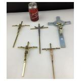 5 crucifix, vintage