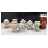7 figurines Bumpkins, créées par Jabizir,