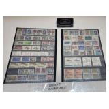 189 timbres non oblitérés, sans colle